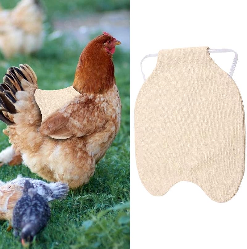 Atyhao Chicken Saddle Apron Double Jacket Feather Protector Wing Guard Pet