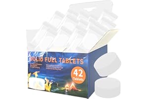 LANXUANR Solid Fuel Tablets Fire Starters for Fireplace, for Indoor and Outdoor use, for Campfires, BBQ, Fire Starters for Gr