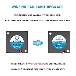WINSINN 30mm Blower Fan 12V, Micro 12 Volt Fans