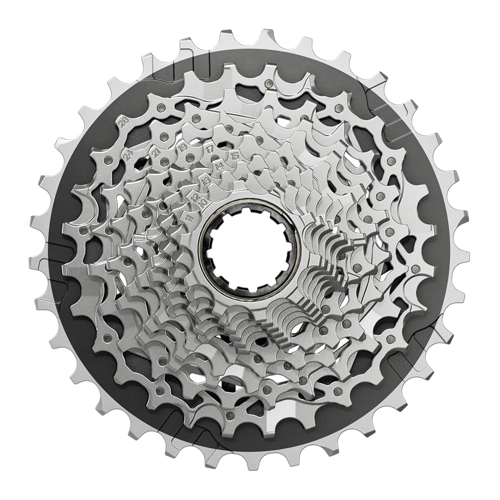 SRAM Force XG-1270 Cassette - 12-Speed, Silver, for