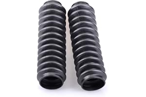 Mallofusa A Pair Rubber Front Fork Shock Boots Replacement for Honda ATC Big Red 250ES 1985 1986 1987 Black