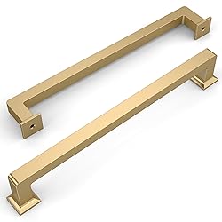 Amerdeco 10 Pack Champagne Bronze Cabinet Pulls 8.8