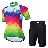 Uriah Women's Cycling Jersey Shorts Set Polyester