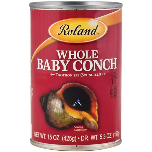 ROLAND FOODS WHOLE BABY CONCH IN WATER, SPECIALTY...