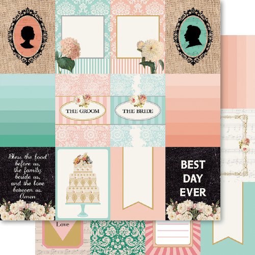 Ruby Rock-It Tokens-Bella at Last Paper, Acrylic, Multicolour, 31.75x30.48x0.1 cm