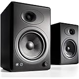 Audioengine A5+ Plus Powered Speaker | Desktop Monitor Speakers Computer Sound System | 150W Premium Powered Bookshelf Stereo