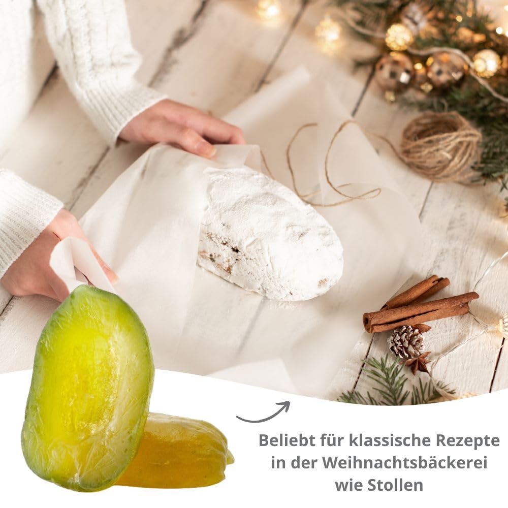 Boomers Gourmet - Zitronat I Succade, frische halbe Schalen, Zitronat am Stück - 200 g 2