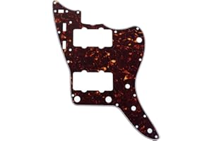 Musiclily Pro 13-Hole 65 60s Vintage Guitar Pickguard for Fender American Jazzmaster, 4Ply Tortoise Shell