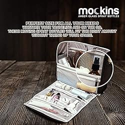 Mockins 24 Pack Amber 2 Oz Glass Spray Bottle | The