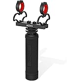 Movo SM6H Ultraflex Premium Shockmount for Shotgun Microphones with Grip Handle &ndash; Compatible with Rode NTG Series, Sennheiser MKE600, Audio-Technica AT875R, and More
