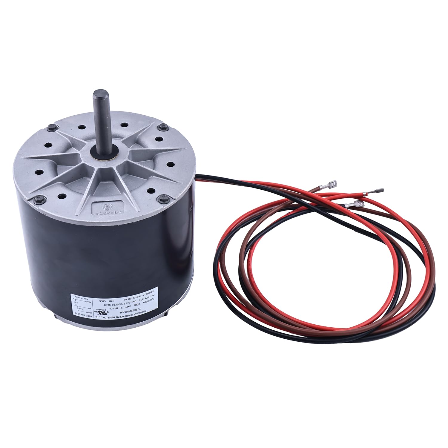 Photo 1 of Dowfane Condenser Fan Motor S1-02440899000 F48AA68A50 Compatible with A.O.Smith York Coleman Luxaire Genteq 1/4 HP 850 RPM 208-230V 1.3AMP