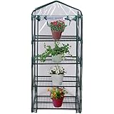 Blissun 4 Tier Mini Greenhouse, 27"L x 19"W x 62"H