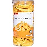 Freeze Dried Mangoe Chunks No Sugar Added 7.05OZ,Freeze Dried Fruit, Dried Mangoes, Fruit Snacks, Ideal for Infusing Drinks, Baked Goods,Travel, Smoothie, Yogurt, Holiday Gifts