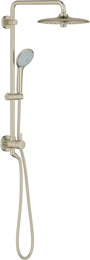 Grohe 27867en1 Retro Fit Euphoria 25 Inch Shower System 2 5 Gpm Brushed Nickel Amazon Com