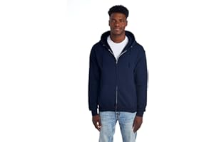Jerzees Mens Fleece Full Zip HoodieHooded Sweatshirt