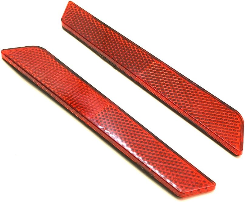 Red Latch Cover Reflectors for 2014-2018 Harley-Davidson ABS Touring Saddlebags Reflector