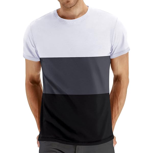 Camiseta De Algodón Modal Para Hombre | Manga Corta Y Cuello Redondo | Cómoda Y Versátil
