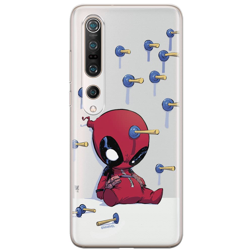 ERT GROUP mobile phone case for Xiaomi MI 10 / MI 10 PRO original and officially Licensed Marvel pattern Deadpool 005 optimally adapted to the shape of the mobile phone, partially transparent