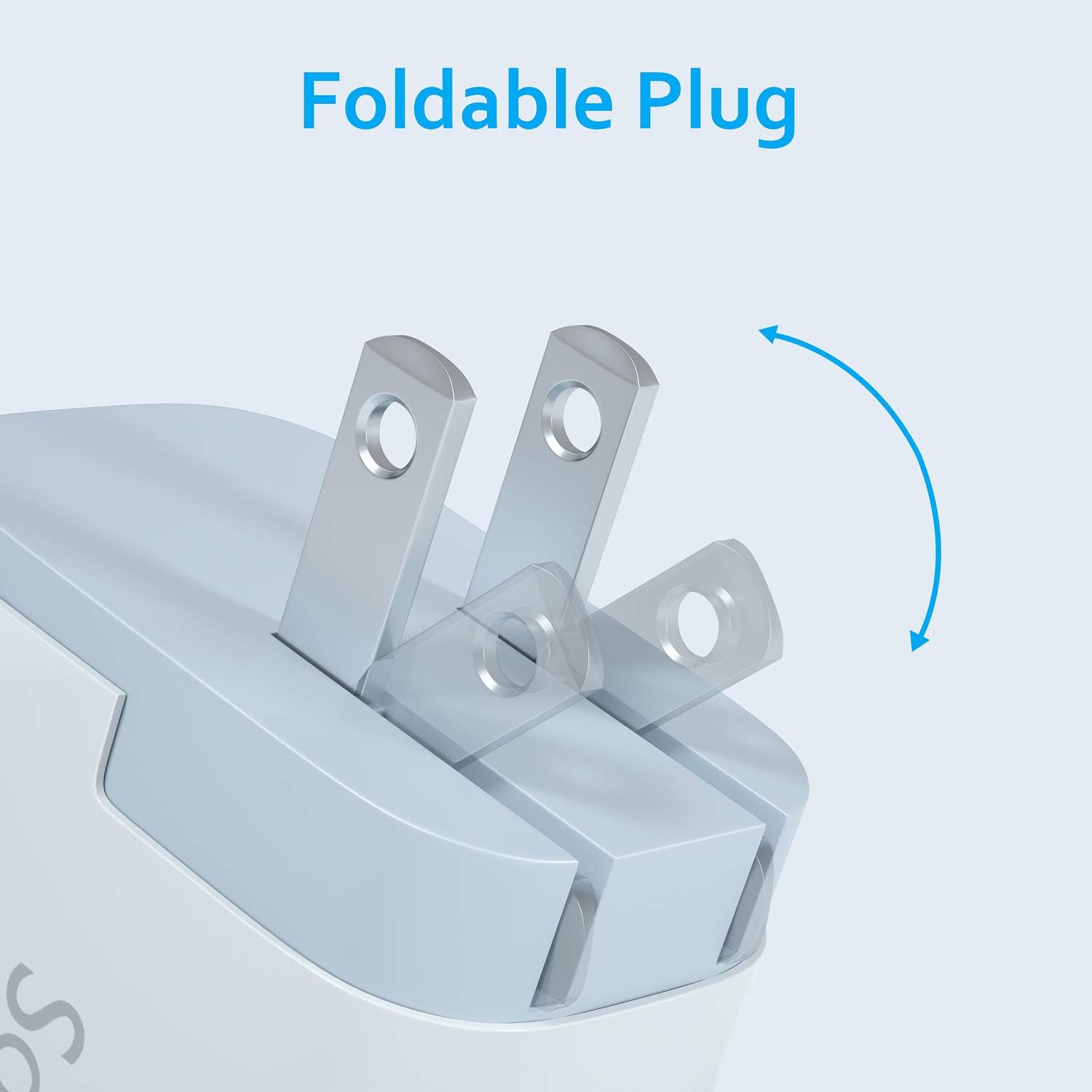 USB C Charger, Solucky Foldable Dual Port 18W Wall Charger with Power Delivery PD 3.0 and One USB Power Port for iPhone 11/XS/SE/Max/XR/X/8/7/6/Plus, iPad Pro/Air,Samsung Galaxy S10/S9, and More: Home Audio & Theater