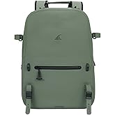 Breakwater Supply™ River Ute Waterproof IP68 Fishing Backpack, Floating TPU Submersible Dry Bag with Padded Hip Belt and Airtight Zippers | 20L (River Ute 20L Marsh Green)