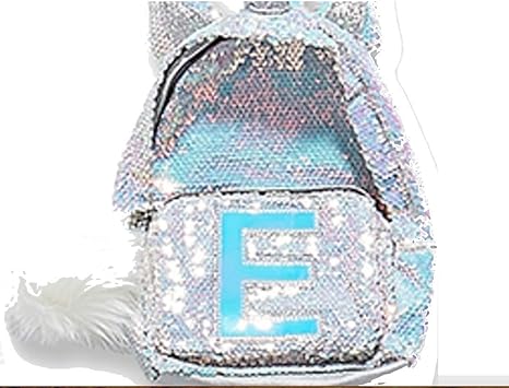 initial unicorn flip sequin mini backpack