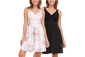 Flora Nikrooz FN Women's 2 Pack Lace Chemise