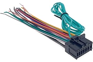 Yuacdky Radio Wiring Harness for Pioneer/Premier DVD Nav Radio Nav Radio DEH-X6700BT DEH-X4700BT DEH-X2700UI DEH-X5700HD
