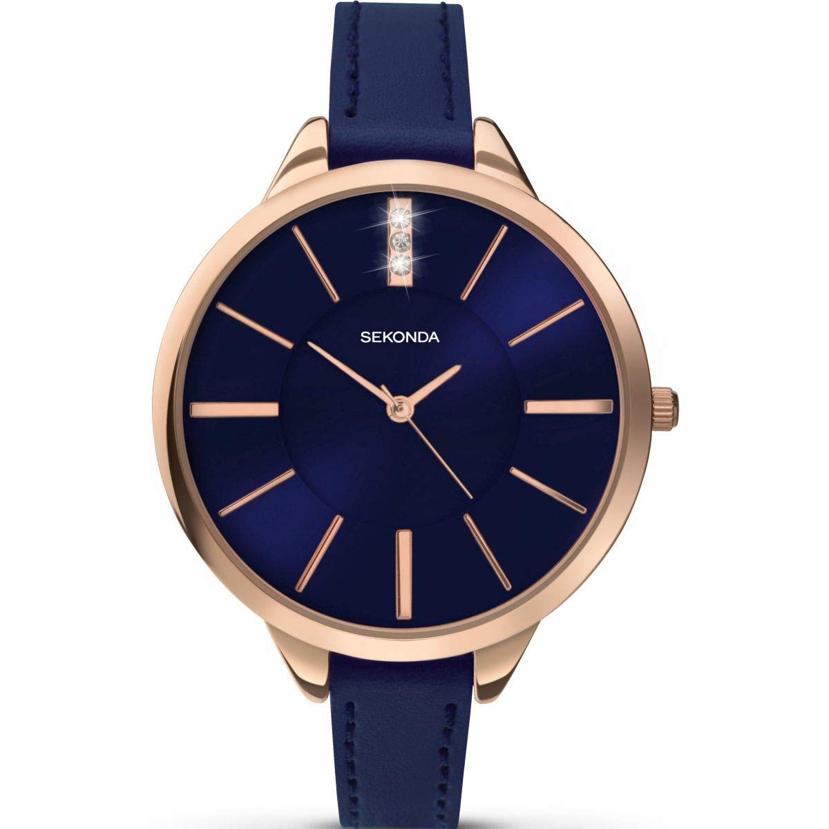 Sekonda Women's Quartz Watch with Blue Dial Analogue Display and Blue Alloy 2248.27