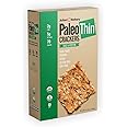 Julian Bakery Paleo Thin Crackers | Salt & Pepper | USDA Organic | Gluten-Free | Grain-Free | GMO Free | Low Carb | 1 Pack