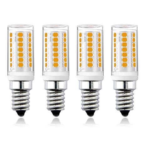 E14 LED Birne Dimmbar,Kein Flackern 4W 400Lumen 220V SES E14 Sockel Warmweiß 3000K 45 SMD LED 360°Lichtstrahlwinkel wie 35-40