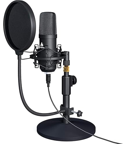 Amazon.com: MAONO AU-A04T USB Microphone with AU-MH601 Studio