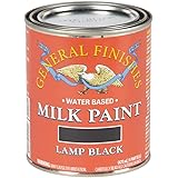 General Finishes Water Based Milk Paint, 1 Pint, Lamp Black