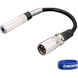 Adattatore Audio Da RCA Femmina A Jack Maschio 6,35 Mm 90° - 2 Pezzi, Connettore Angolato Placcato Oro Per Microfono, Chitarra, Amplificatore E Home Theater