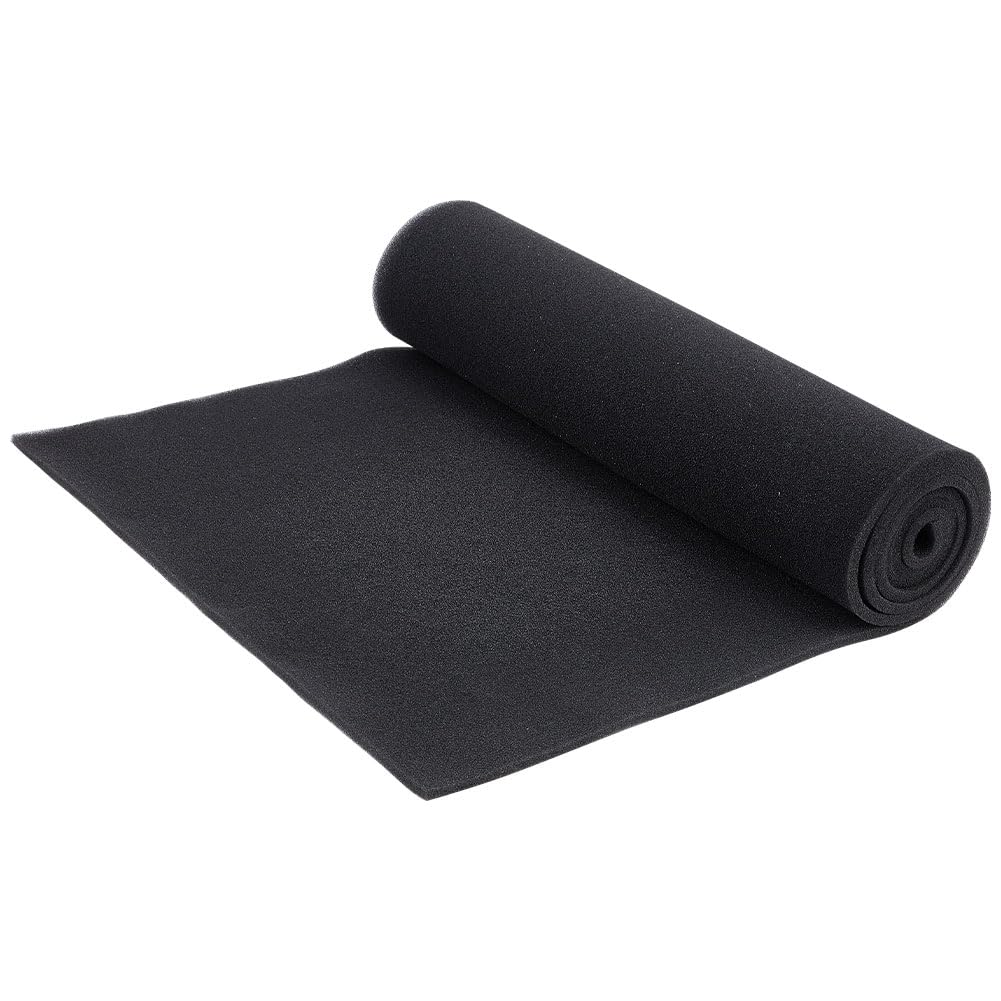 BENECREAT 1.5m x 40cm Air Conditioner Filters, Air Condition Filters Replacement AC Activated Carbon Air Filter Sponge Sheet, 6mm Thick