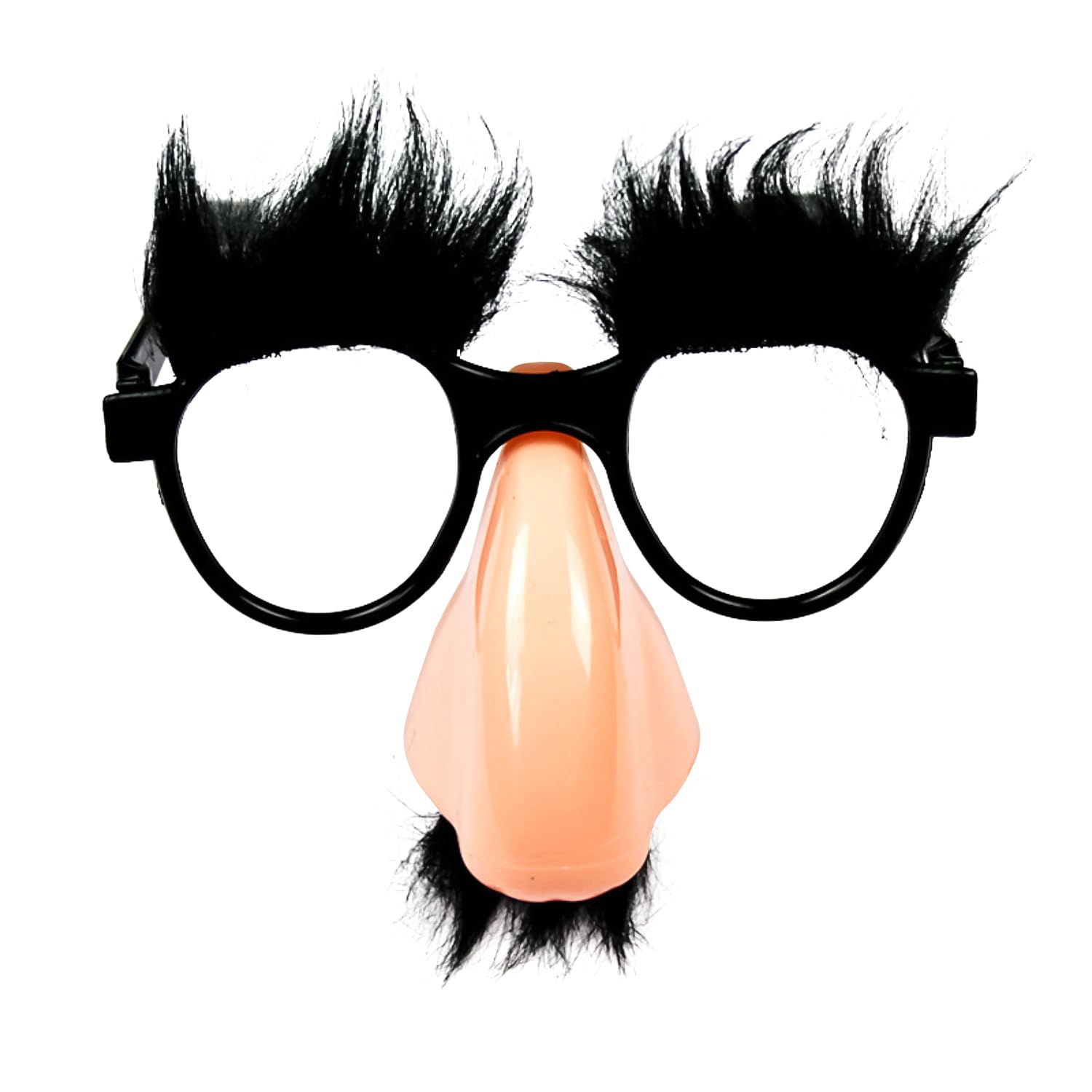 RmKbe Disguise Moustache Glasses Halloween Disguise Glasses Funny Big Nose Eyebrow Eyewear for Fancy Dress Cosplay Costume