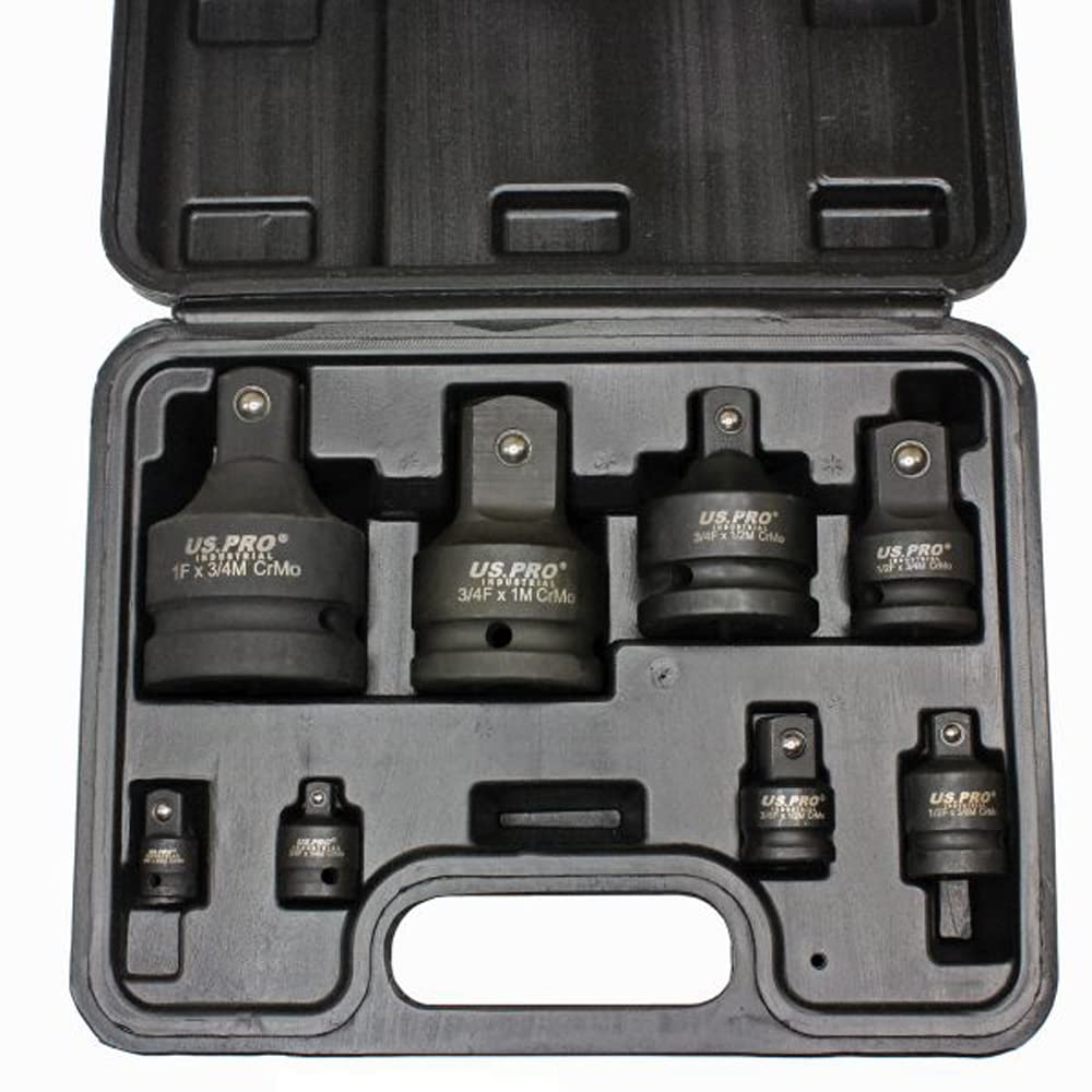 US PRO 8pc Impact Socket Adaptor Set Convertor Reducer Convertor Apaptors B1488