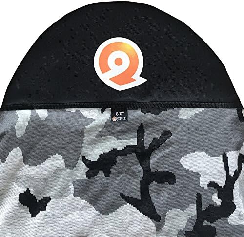 Quiver9 Surfboard Socks for Shortboards, Fun Boards, Longboards by Light, Protective Travel Bag or Board Cover. Choose your preferred size!