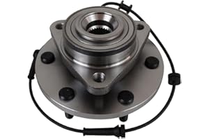 Autoround 515125 [4WD/AWD] Front Wheel Bearing and Hub Assembly fit for 2008-2012 Nissan Titan/Armada, 08-10 Infiniti QX56, 6 Lug W/ABS