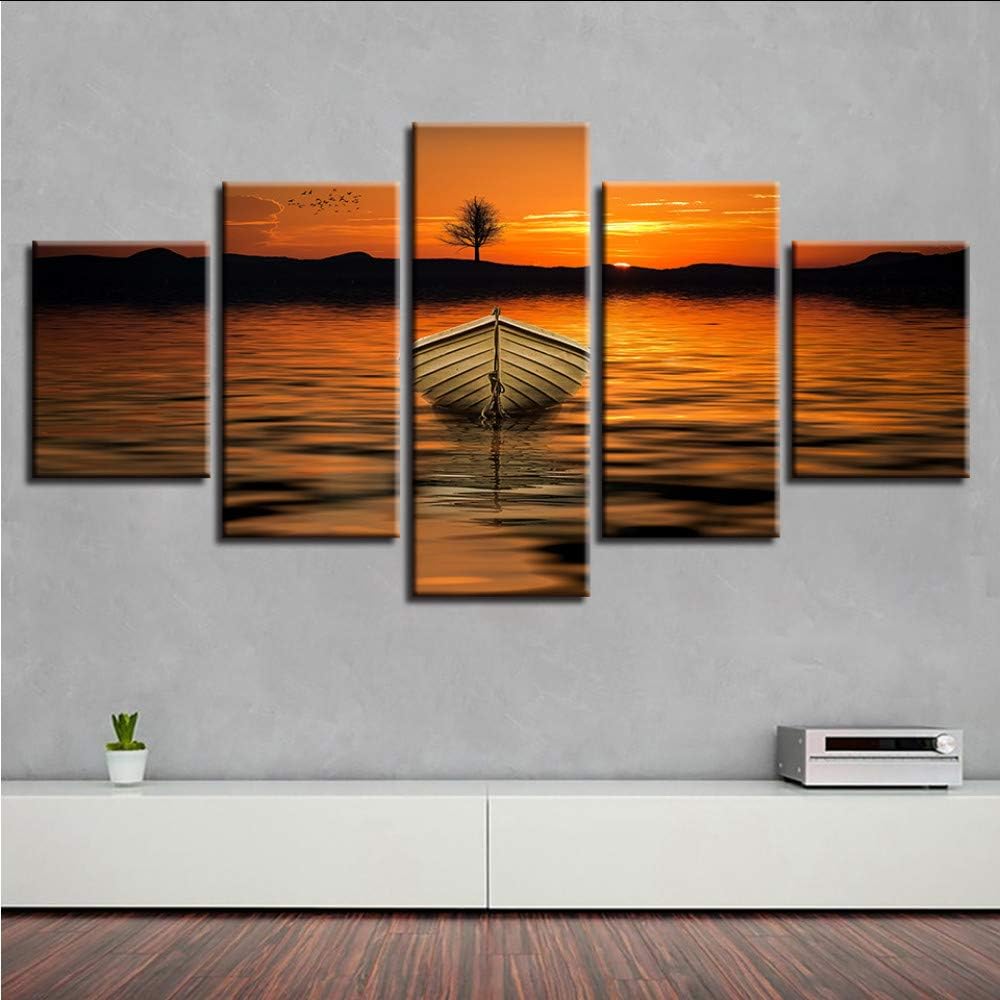 QThxqa Arte de la pared HD Imágenes Impresas 5 Unidades Universos