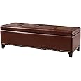Christopher Knight Home Gavin Storage Ottoman, Foggy Brown