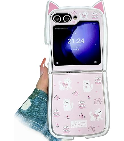 Amazon.com: GO-VOLMON Kawaii Hinge Protector Case for Samsung