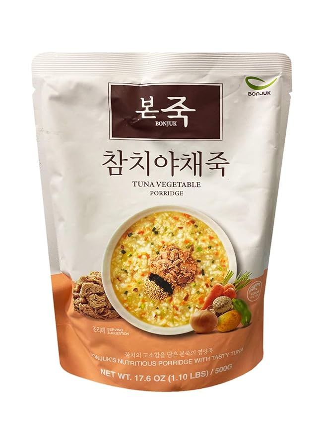 Bonjuk Premium Korean Porridge Food Proven Taste (Tuna Vegetable) Grocery & Gourmet
