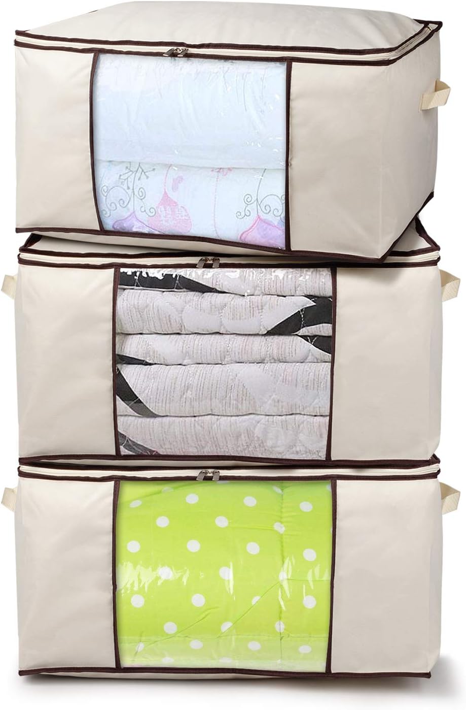 KEEGH Large Capacity Underbed Storage Bag Thick Strong 600D Oxford