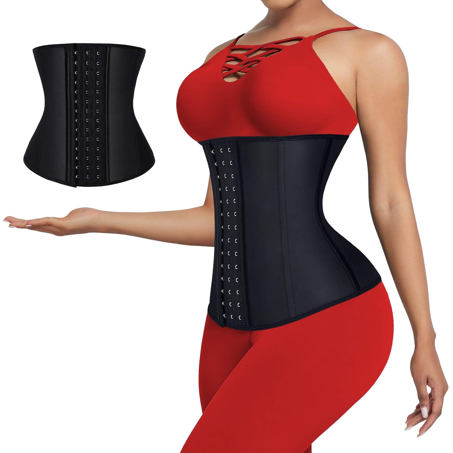 Buy Waist Trainer for Women Latex Waist Training Corset Weight Loss