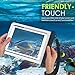 MoKo Waterproof Tablet Case, Tablet Pouch Dry Bag for iPad Mini 6, iPad 9, iPad 9.7 6/5/4/3/2, iPad Pro 9.7, iPad Air 5 10.9/3/2, Samsung Tab S4/ S3/ S2/Tab A 9.7, Galaxy Note 8, Tab E 9.6