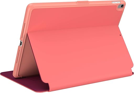 Amazon Com Speck Products Balance Folio Ipad Air Case 2019 Compatible With Apple Ipad Pro 10 5 Inch Parrot Pink Papaya Pink Computers Accessories