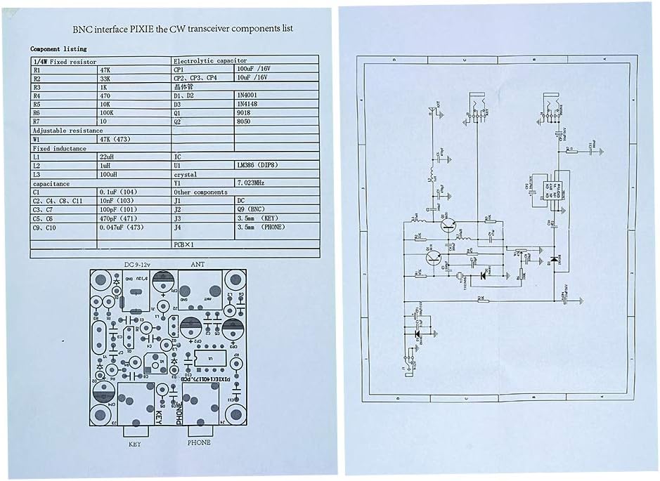 2 X Diy Radio 40m Cw Transmisor De Onda Corta Receptor 7 023 7 026mhz Radio 40m Cw Transmisor De Onda Corta Receptor Version 4 1 7 023 7 026mhz Qrp Pixie Kit Diy Con Zumbador Electronica Para Vehiculos