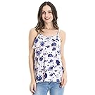 Bearsland Women's Maternity Nursing Tank Top and Cami Shirts ,Blue/Pink,Small