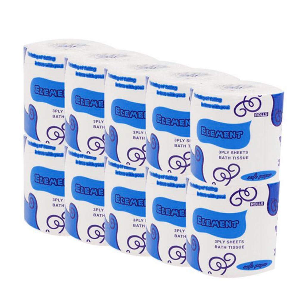 Soft Paper Hand Towel,3Ply Roll Paper Towels,170 Sheets Per Roll