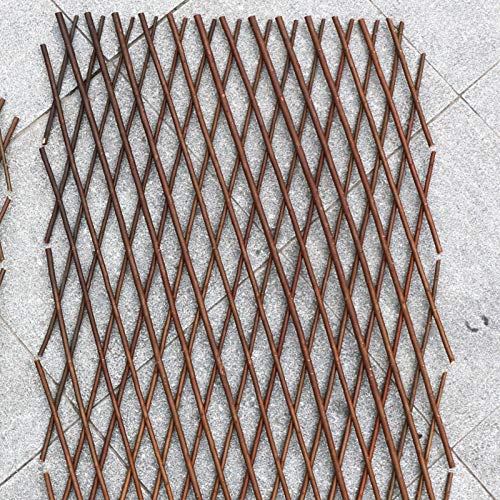 Holz Rankzaun Rankgitter Scherengitter Rankhilfe Spalier Holzgitter,Die Größe kann nach Belieben angepasst Werden(200… – Bild 6